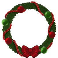 Jolly Wreath Avatar Frame