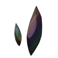 Raw Oil Slick Gratitude Shard